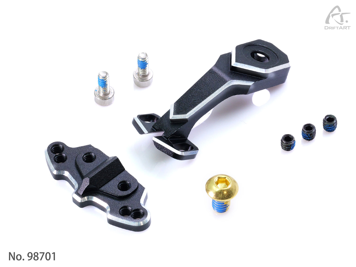 98701 DriftART DVF Dual Vector Foil 3D Steering System Alu Servo Arm For DA2 DA3 DA4