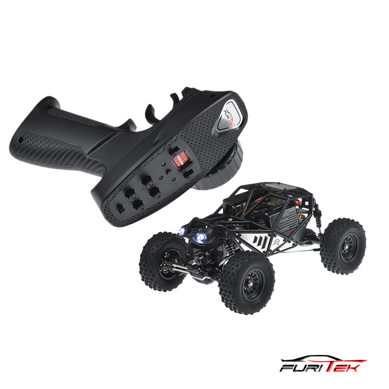 FURITEK FX132 MT ETNA 1/32 Brushless RTR RC Crawler Kit (Black)