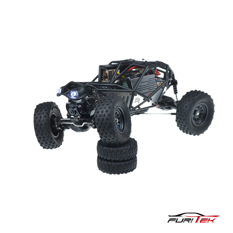 FURITEK FX132 MT ETNA 1/32 Brushless RTR RC Crawler Kit (Black)