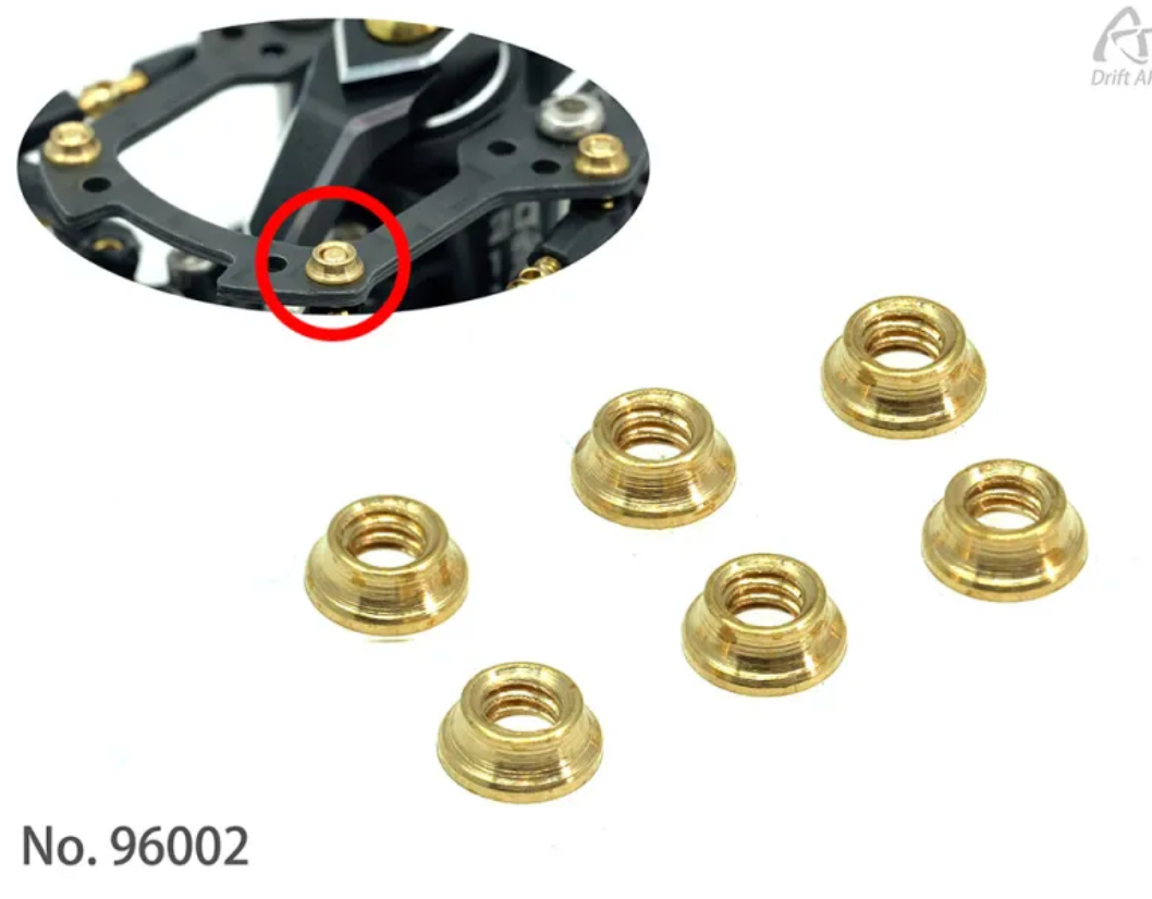 M1.6 Tower Nut 6 pcs Drift ART 96002 For DA3/DA2