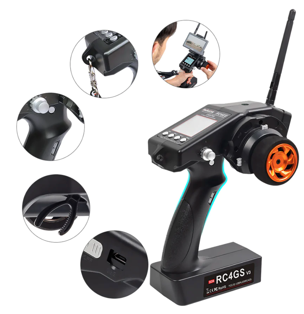 RadioLink RC4GS V3 w/ R6FG 2.4GHz Radio System