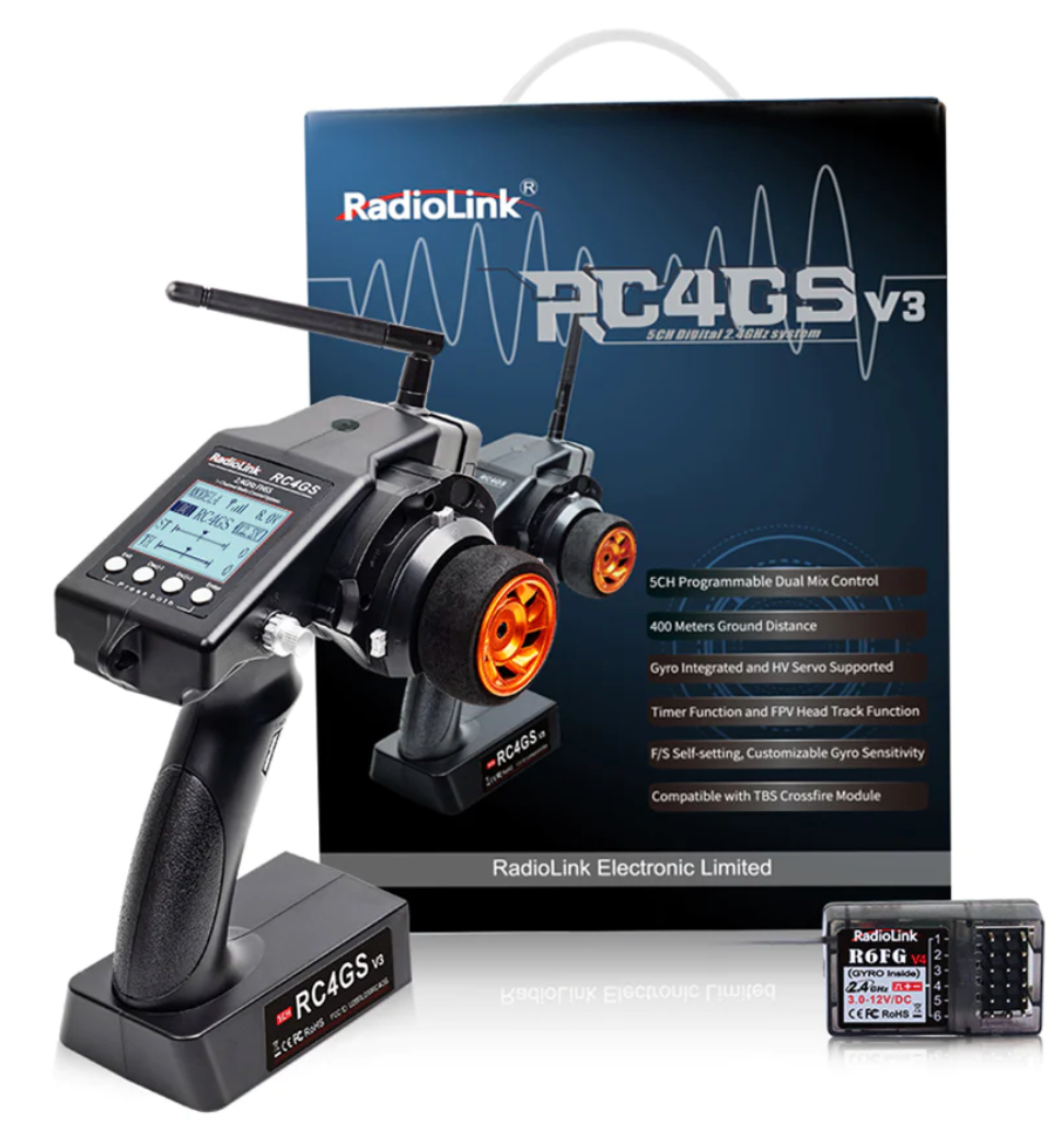 RadioLink RC4GS V3 w/ R6FG 2.4GHz Radio System