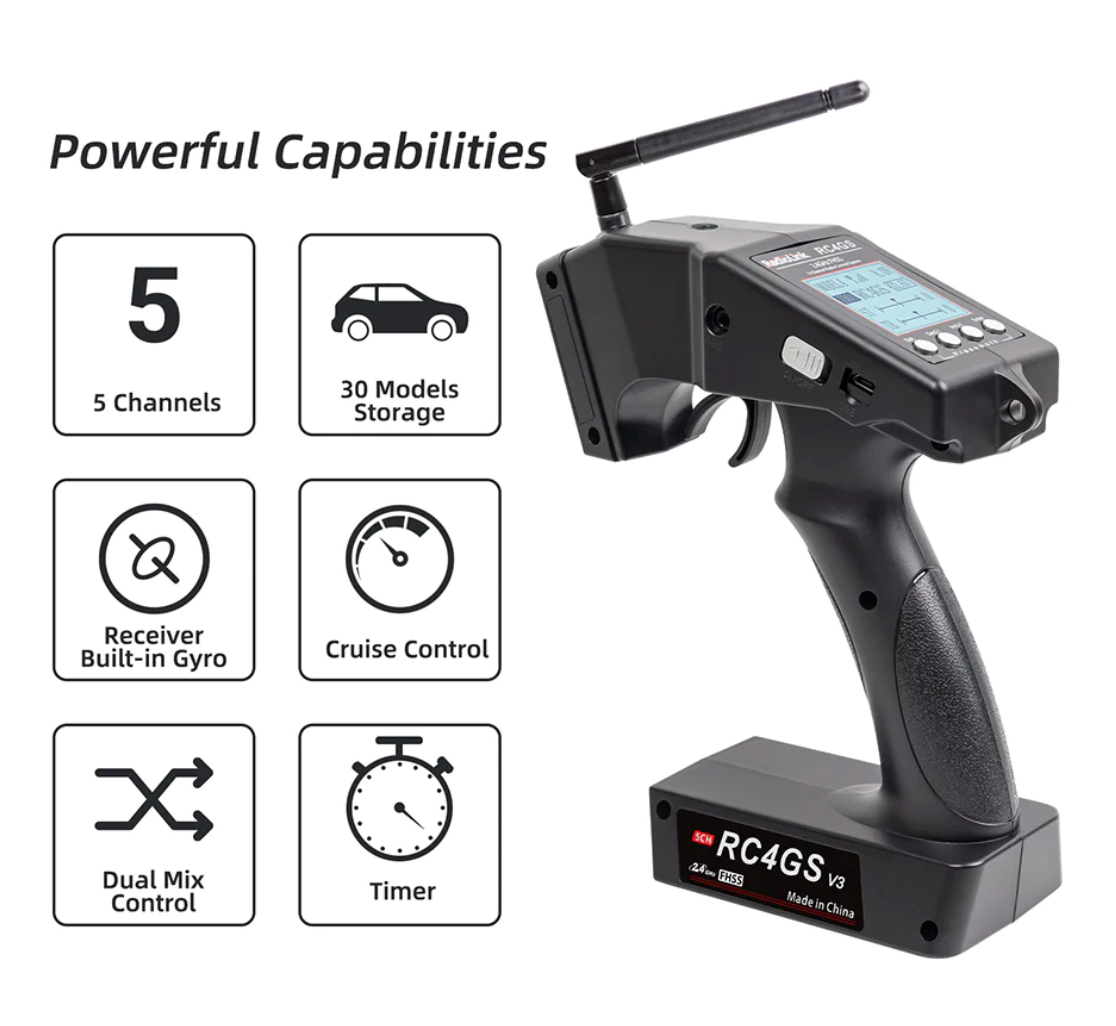 RadioLink RC4GS V3 w/ R6FG 2.4GHz Radio System