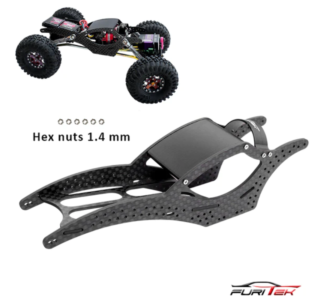 FURITEK SCYTHE V2 Carbon Fiber FRAME KIT FOR SCX24 CRAWLERS