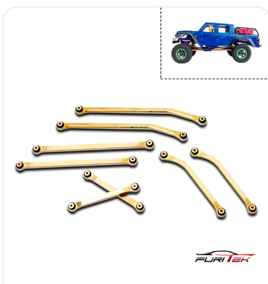 Furitek Hybrid Brass High Clearance Links Set For Scx24