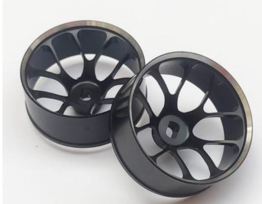Preorder - 22MM black ghost claw metal wheels
