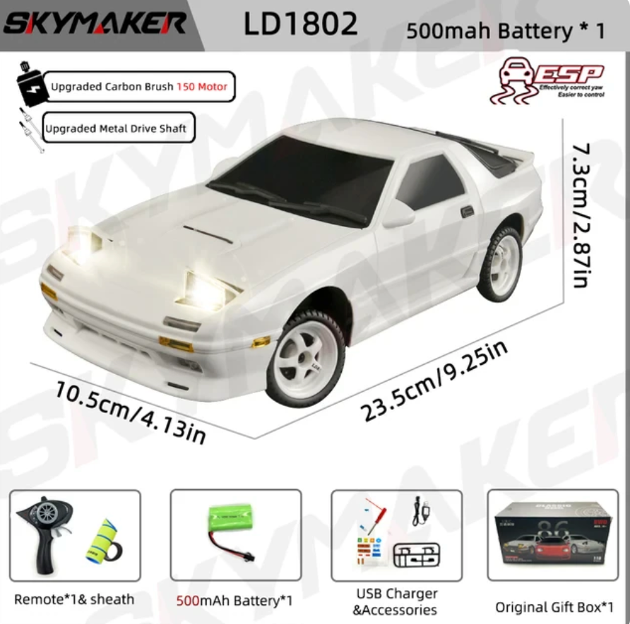 Rx7 rc drift car sales