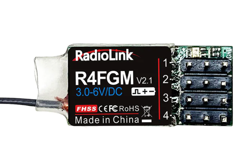 RadioLink (#RC8X/R8FG) RC8X w/ R8FG 2.4GHz Radio System and R4FGM Mini Reciever