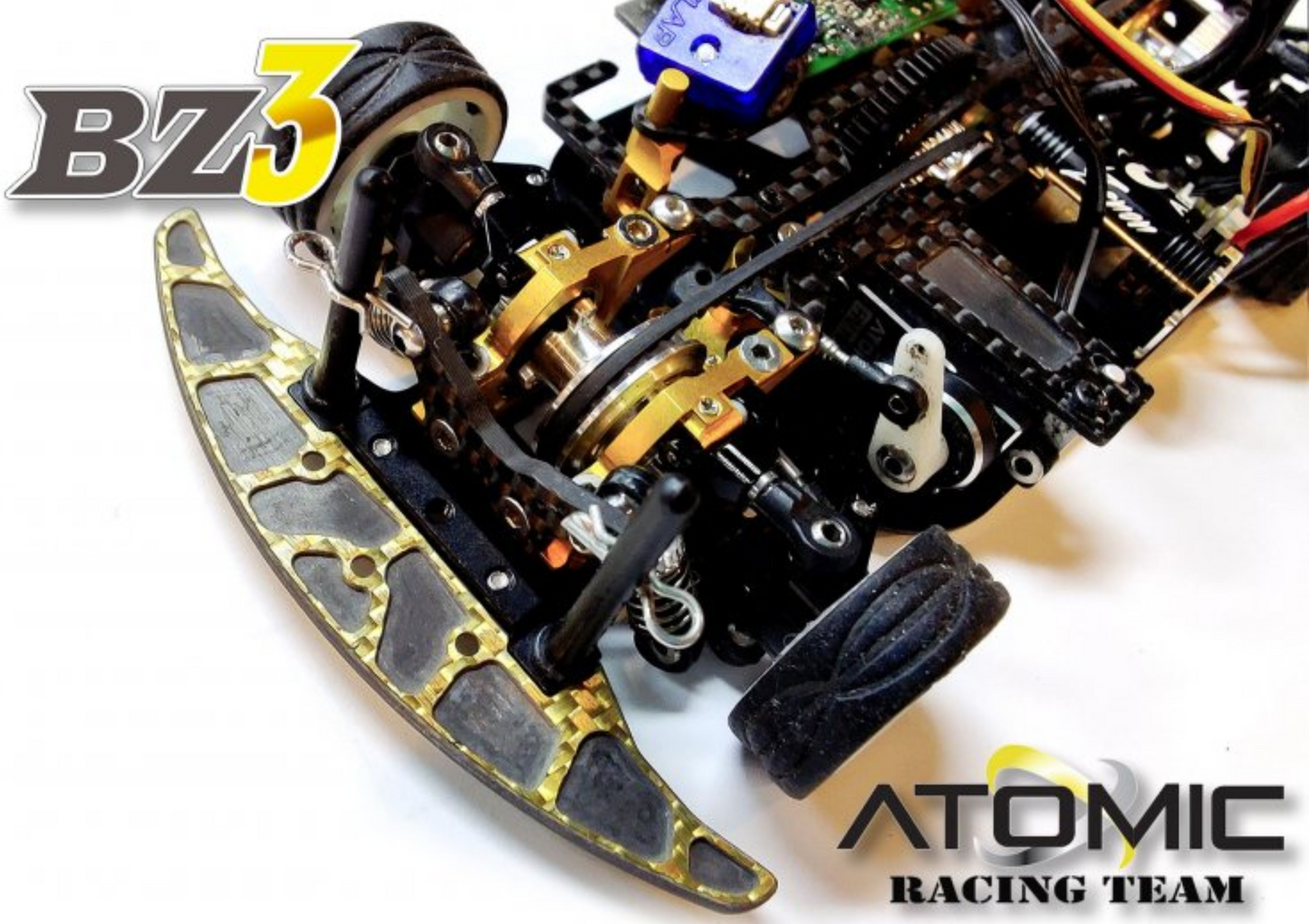Preorder - Wide Aluminium+Carbon Bumper -Golden