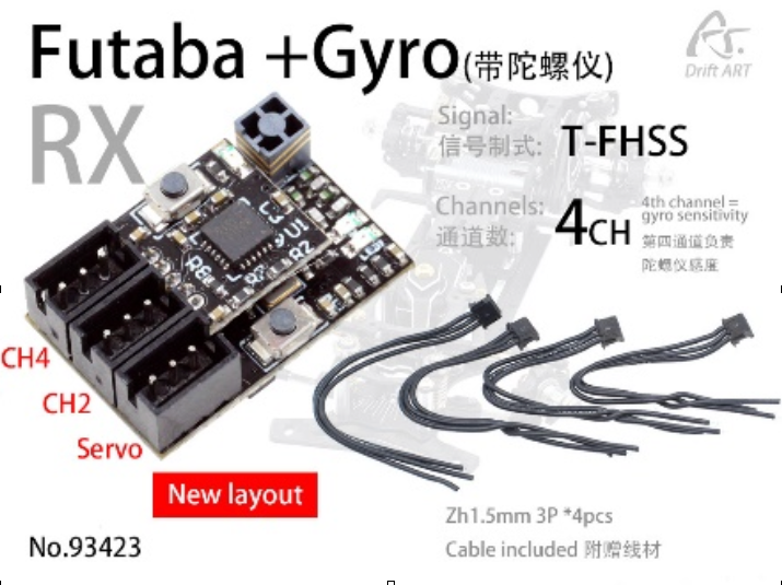 Preorder - 93423 Mini Futaba Reciever
