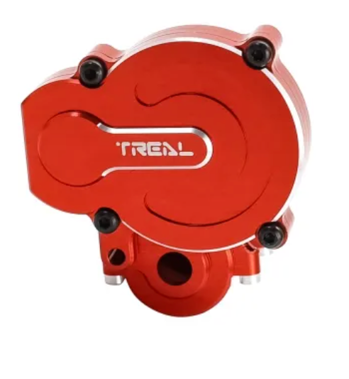 TREAL Aluminum 7075 Transmission Gear Box Assembly Set for FMS FCX24 Power Wagon