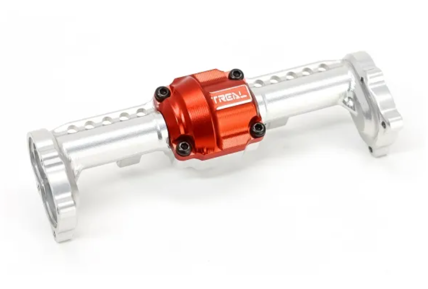 TREAL Aluminum 7075 Rear Portal Axle Housing for FMS FCX24 1:24 Crawler