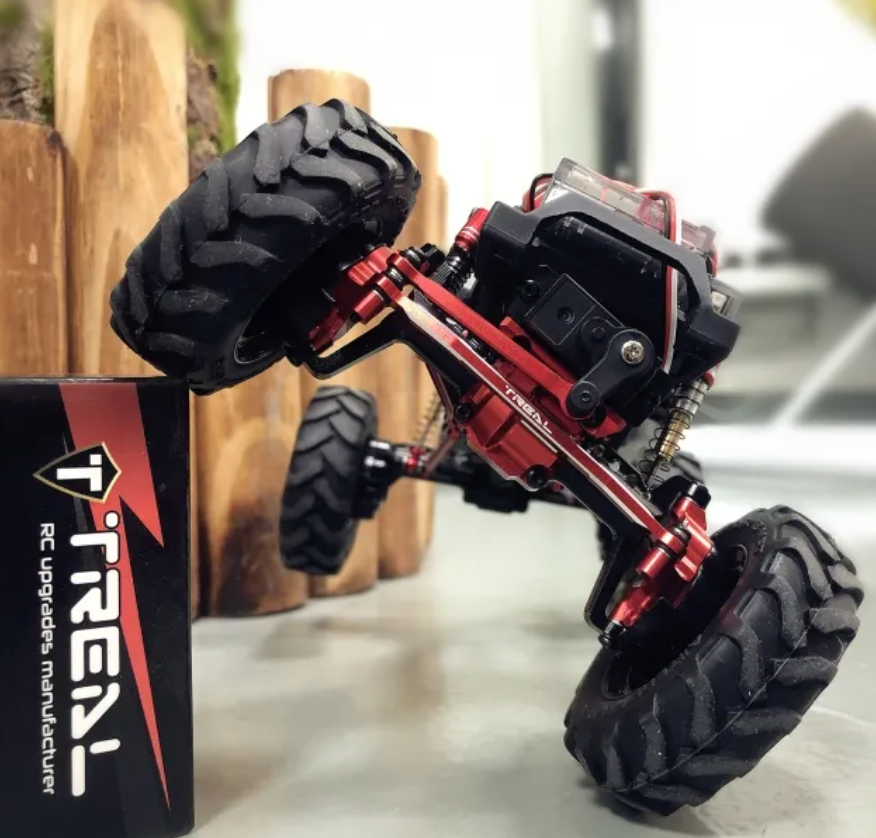 Preorder - TREAL Aluminum 7075 Front Portal Axle Housing for FMS FCX24 1:24 Crawler