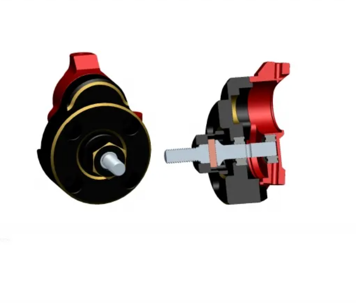 Preorder - TREAL Brass Wheel Hubs Wheel Spacers (4p) for FMS FCX24