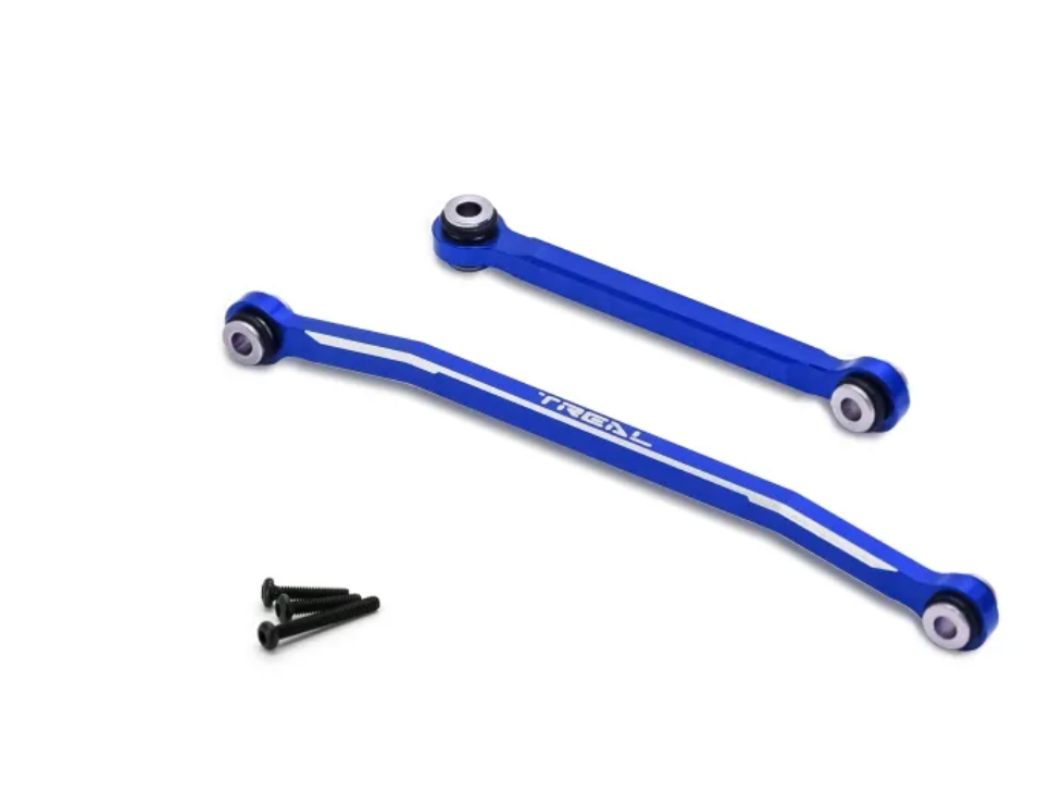 Preorder - TREAL Aluminum 7075 Steering Links Steering Rod Tie Linkages Set for FMS FCX24