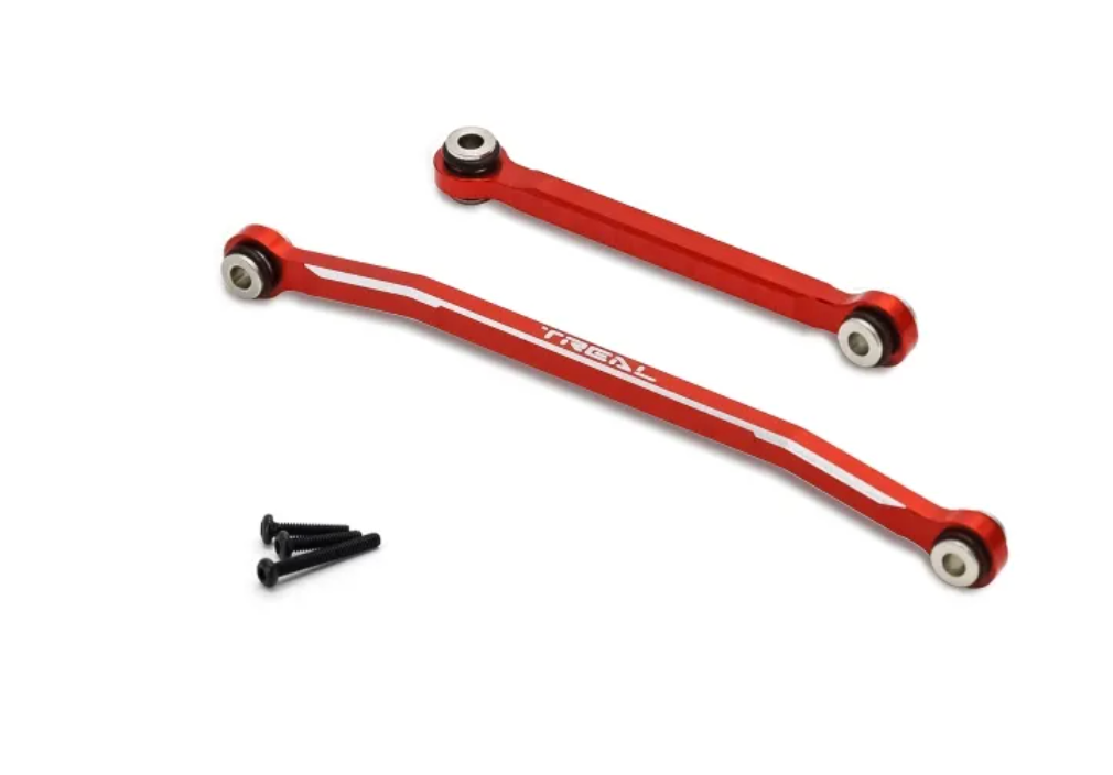 Preorder - TREAL Aluminum 7075 Steering Links Steering Rod Tie Linkages Set for FMS FCX24