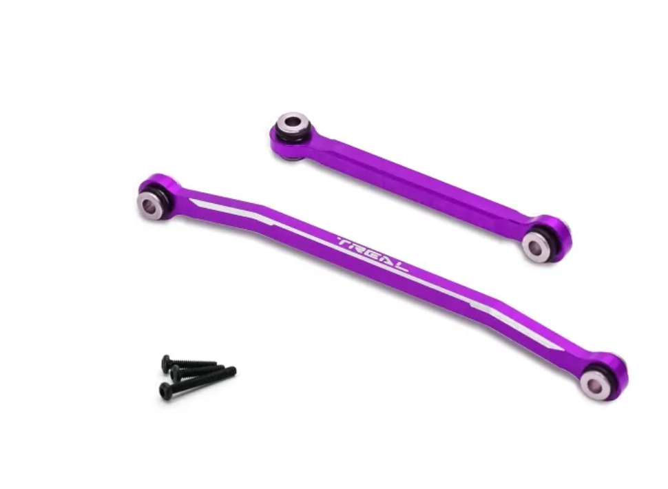 Preorder - TREAL Aluminum 7075 Steering Links Steering Rod Tie Linkages Set for FMS FCX24