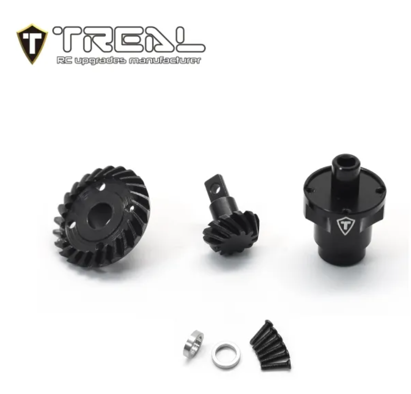 Preorder - TREAL Harden Steel Differential Gears Set 12T/24T for FCX24 Smasher Power Wagon