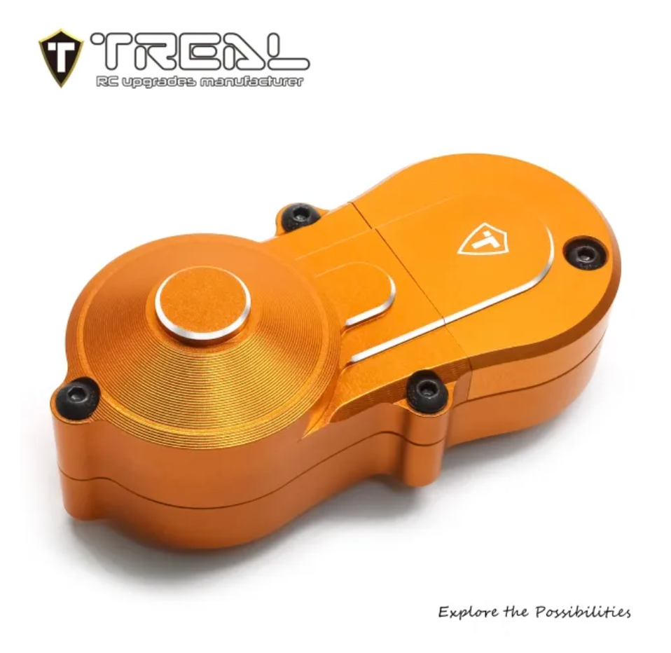 Treal Aluminum 7075 Outer Gearbox Housing for Losi LMT Monster Truck