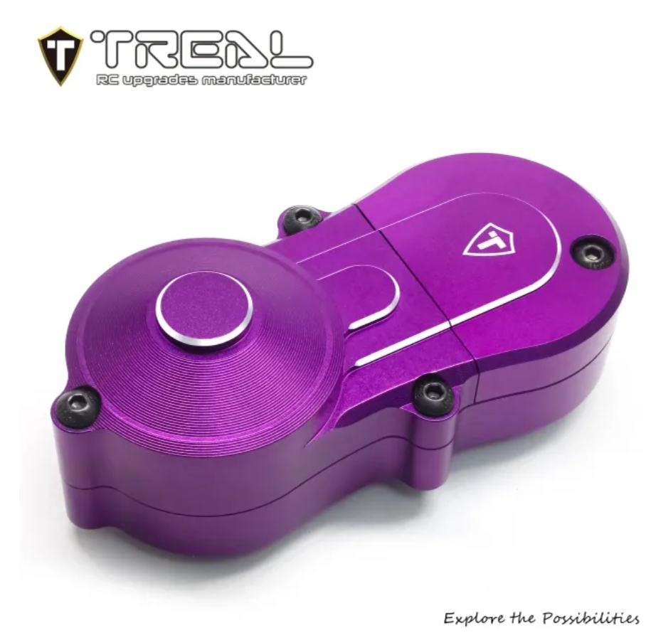 Treal Aluminum 7075 Outer Gearbox Housing for Losi LMT Monster Truck