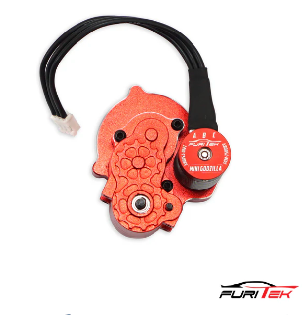 FURITEK STELLAR TRANSMISSION WITH MINI GODZILLA BRUSHLESS SETUP FOR FCX24 MONSTER TRUCK