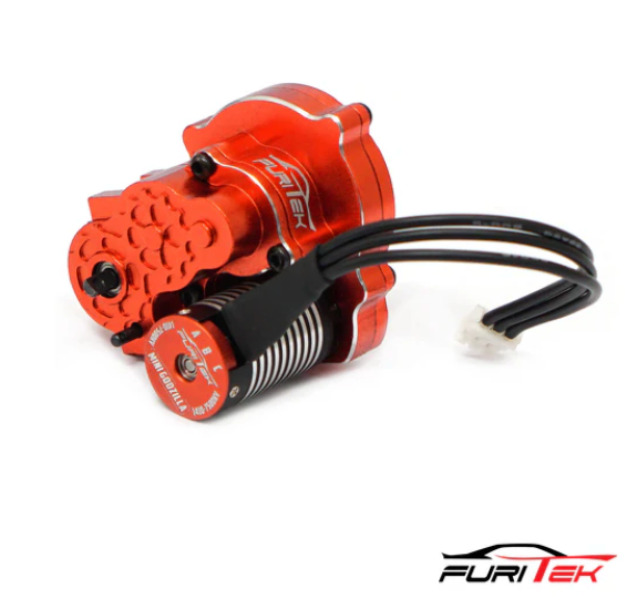 FURITEK STELLAR TRANSMISSION WITH MINI GODZILLA BRUSHLESS SETUP FOR FCX24 MONSTER TRUCK