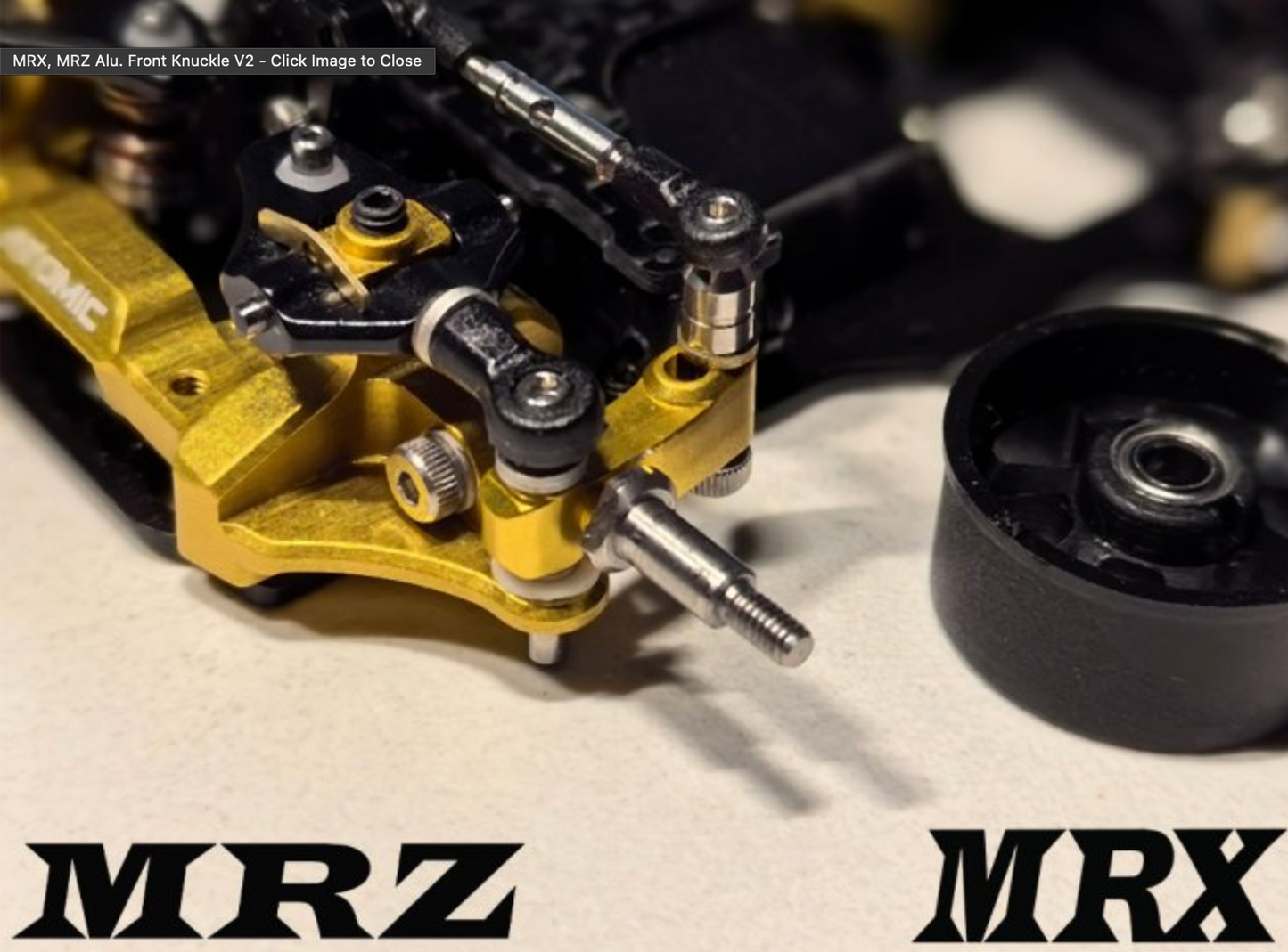 MRX, MRZ Alu. Front Knuckle V2