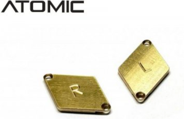 Preorder - Brass 1.5g Weight for MRX Chassis (1 pair)