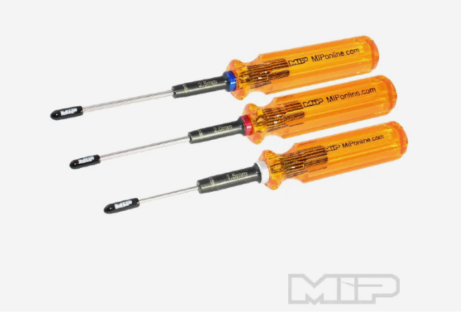 MIP 1.5, 2.0, & 2.5mm G2 Hex Driver Set 3Pcs