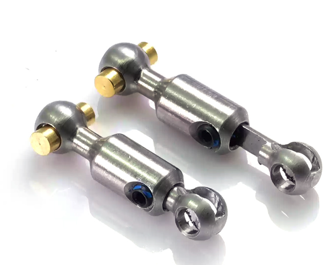 Drift Art +0 to 3mm Stepless Extendable Dogbone 2 pcs Silver For DA4 DA3