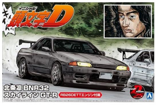 Aoshima 1/24 Initial D Rin Hojo BNR32 Skyline GT-R