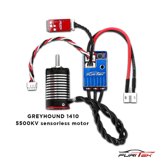 Furitek ODYSSEY Power System V2 for 1/24 1/28 Race/Drift - (ALUMINUM BLUE CASE)
